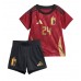 Belgium Amadou Onana #24 Replica Home Minikit Euro 2024 Short Sleeve (+ pants)